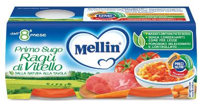 MELLIN PRIMOSUGO RAGU' DI VITELLO 2 VASETTI DA 80 G - Pharmaleader