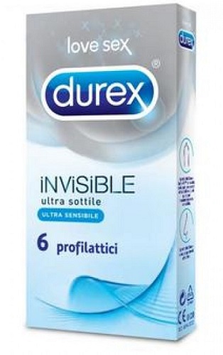 DUREX INVISIBLE PROFILATTICO 6 PEZZI - Pharmaleader