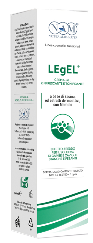 LEGEL CREMA-GEL RIFRESCANTE E TONIFICANTE PER GAMBE 150 ML - Pharmaleader