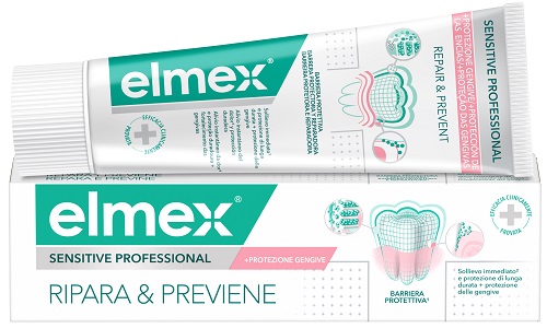 DENTIFRICIO ELMEX SENSITIVE RIPARA & PREVIENE 75 ML - Pharmaleader
