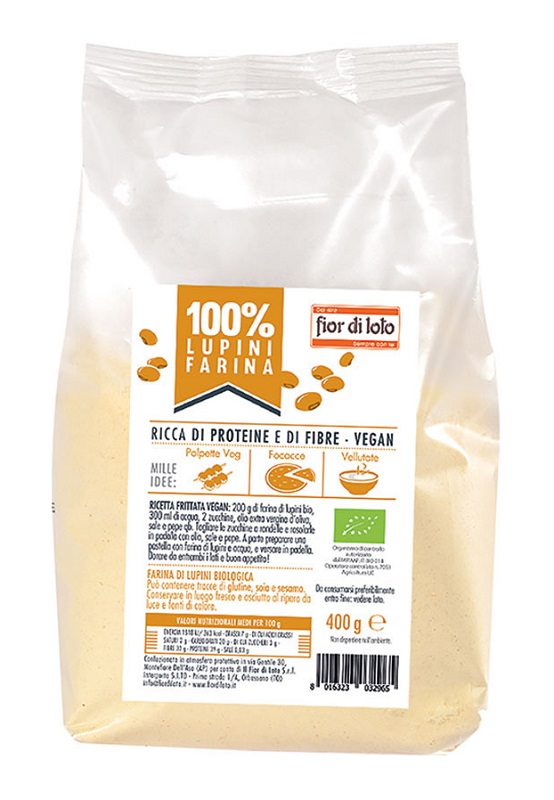 FIOR DI LOTO FARINA DI LUPINI BIO 400 G - Pharmaleader