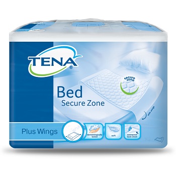 TRAVERSA PER INCONTINENZA TENA BED PLUS RIMBOCCABILE 80X180 CM PLUS 20 PEZZI - Pharmaleader