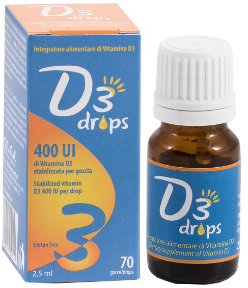 D3 DROPS 400 UI FLACONCINO 2,5 ML - Pharmaleader
