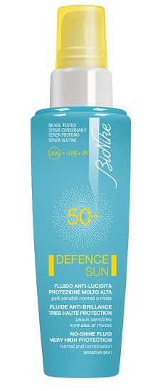 DEFENCE SUN 50+ FLUDIO ANTI LUCIDITA' PROTEZIONE MOLTO ALTA 50 ML - Pharmaleader