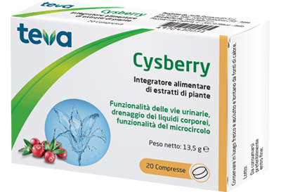 CYSBERRY TEVA 20 COMPRESSE - Pharmaleader
