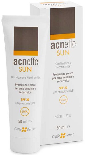 ACNEFFE SUN SPF 30 ALTA PROTEZIONE UVB PER CUTE ACNEICA E SEBORROICA 50 ML - Pharmaleader