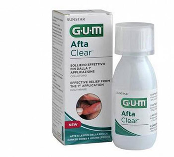 GUM AFTACLEAR RINSE 120 ML COLLUTORIO - Pharmaleader
