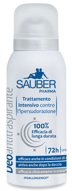 SAUBER ANTITRASPIRANTE 72 ORE SPRAY - Pharmaleader