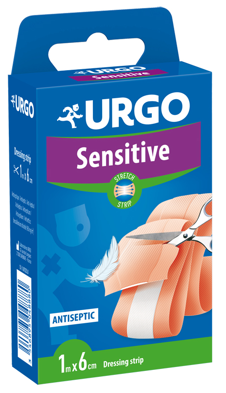 CEROTTO DA TAGLIARE URGO SENSITIVE STRETCH MT 1 X 6 CM - Pharmaleader