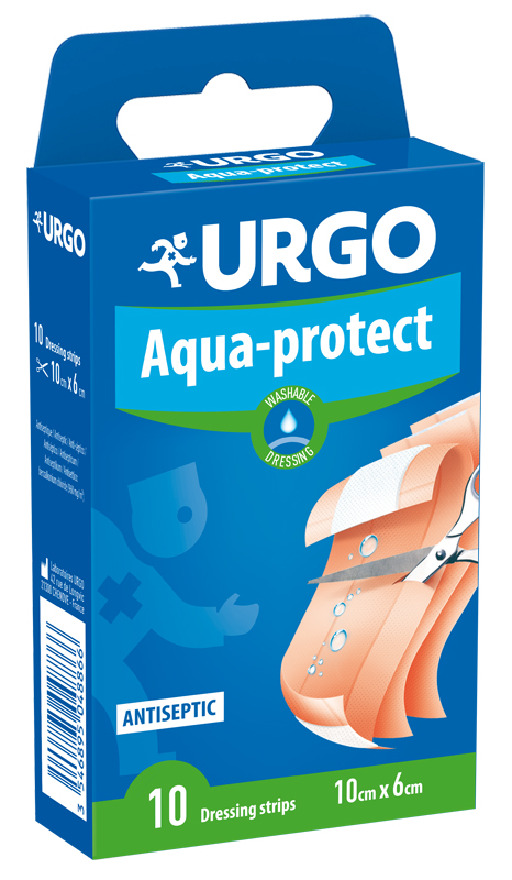 CEROTTO LAVABILE DA TAGLIARE URGO AQUA PROTECT 10 X 6 CM 10 PEZZI - Pharmaleader
