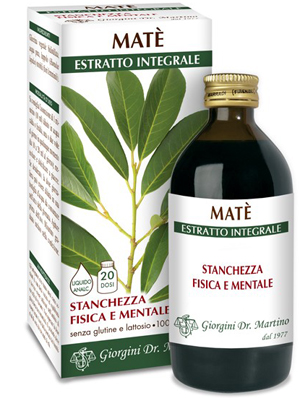 MATE' ESTRATTO INTEGRALE 200 ML - Pharmaleader