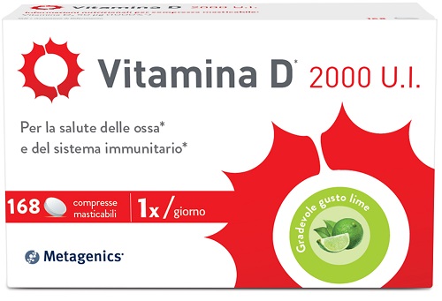 VITAMINA D 2000 UI 168 COMPRESSE MASTICABILI - Pharmaleader