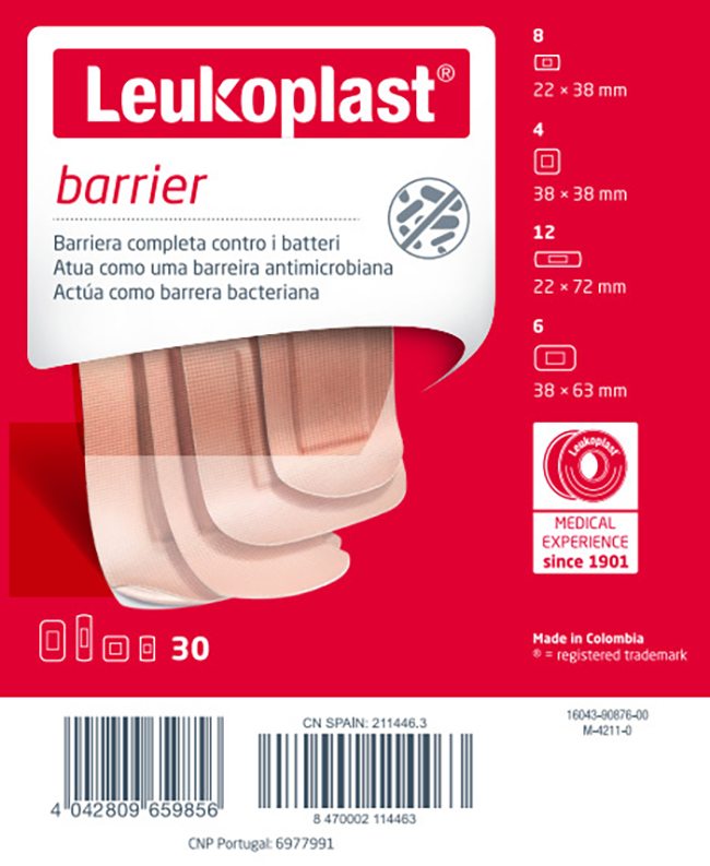 LEUKOPLAST BARRIER 30 PEZZI ASSORTITI - Pharmaleader