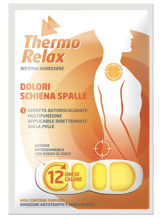 THERMORELAX CEROTTO AUTORISCALDANTE DOLORE SCHIENA/SPALLE 1 PEZZO - Pharmaleader