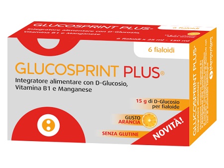 GLUCOSPRINT PLUS ARANCIA 6 FIALOIDI DA 25 ML - Pharmaleader
