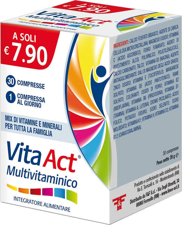VITA ACT MULTIVITAMINICO 30 COMPRESSE - Pharmaleader