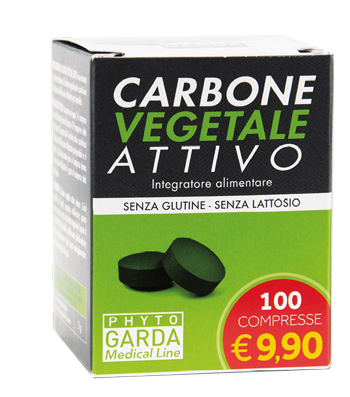 CARBONE VEGETALE ATTIVO 100 COMPRESSE - Pharmaleader