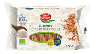 CRACKERS GRANO SARACENO BIO 170 G - Pharmaleader
