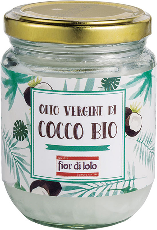 FIOR DI LOTO OLIO VERGINE DI COCCO BIO 200 ML - Pharmaleader