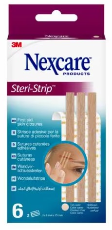 CEROTTO PER SUTURA STERI STRIP SKIN 6X75 MM 6 STRISCE - Pharmaleader
