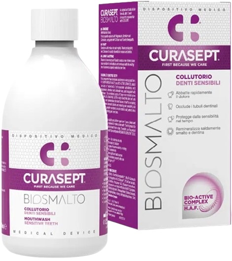 CURASEPT BIOSMALTO COLLUTORIO DENTI SENSIBILI 300 ML - Pharmaleader