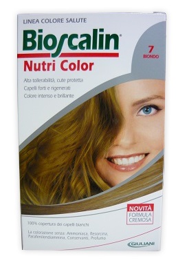 BIOSCALIN NUTRI COLOR 7 BIONDO SINCROB 124 ML - Pharmaleader