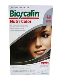 BIOSCALIN NUTRI COLOR 5,3 CASTANO CHIARO DORATO SINCROB 124 ML - Pharmaleader
