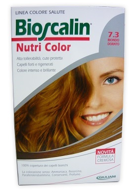 BIOSCALIN NUTRI COLOR 7,3 BIONDO DORATO SINCROB 124 ML - Pharmaleader