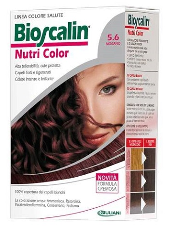 BIOSCALIN NUTRI COLOR 5,6 MOGANO SINCROB 124 ML - Pharmaleader