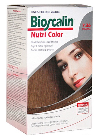 BIOSCALIN NUTRI COLOR 7,36 NOCCIOLA SINCROB 124 ML - Pharmaleader