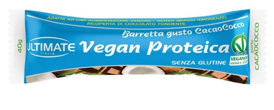 BARRETTA VEGAN PROTEIC CACAO/COCCO 40 G - Pharmaleader