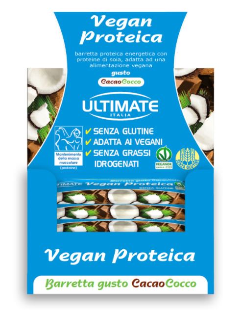 BARRETTA VEGAN PROTEICA CACAO/COCCO 24 PEZZI - Pharmaleader