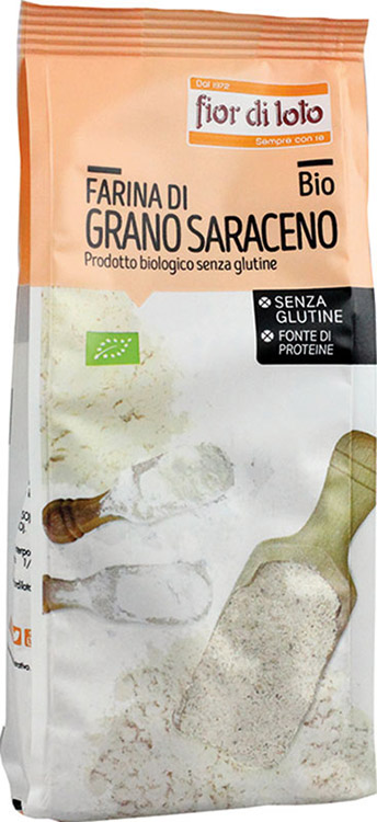 FARINA GRANO SARACENO SENZA GLUTINE BIO 375 G - Pharmaleader
