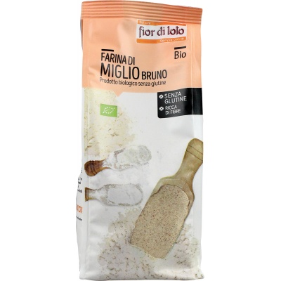 FARINA MIGLIO BRUNO SENZA GLUTINE BIO 375 G - Pharmaleader