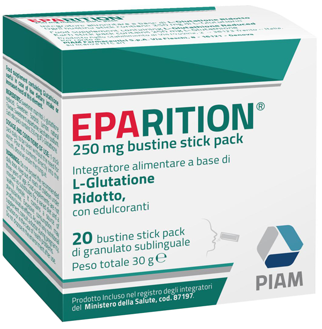 EPARITION 20 BUSTINE STICK PACK DA 250 MG DI GRANULATO SUBLINGUALE - Pharmaleader