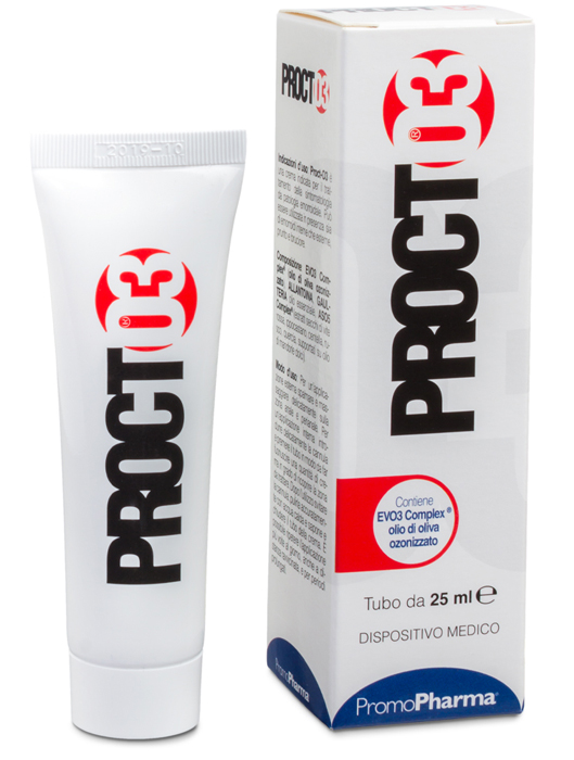 PROCTO3 CREMA PER TRATTAMENTO EMORROIDI 25 ML - Pharmaleader