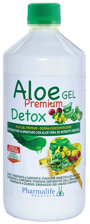 ALOE GEL PREMIUM DETOX 1 LITRO - Pharmaleader