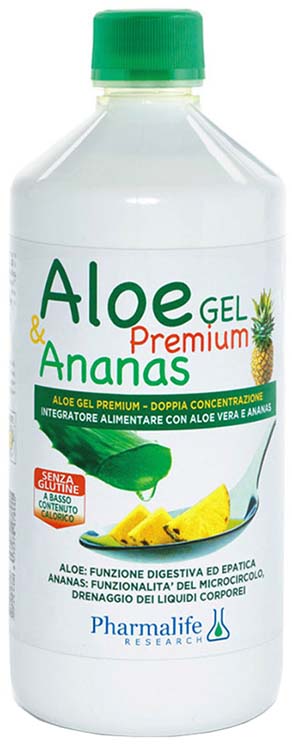 ALOE GEL PREMIUM & ANANAS 1 LITRO - Pharmaleader