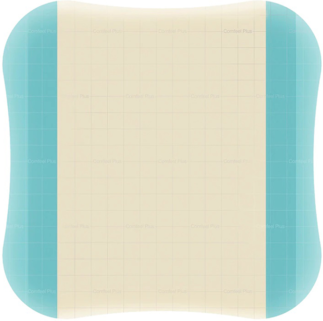 MEDICAZIONE SPECIALE ATTIVA CON IDROCOLLOIDE CON BORDI SMUSSATI COMFEEL PLUS 10X10 CM 10 PEZZI - Pharmaleader