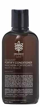 ORGANICS COSMETICS FORTIFY CONDITIONER NEEM OIL AND MILLET 250 ML - Pharmaleader