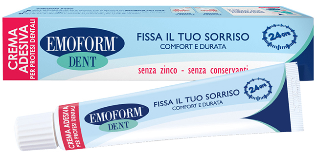 EMOFORM DENT CREMA ADESIVA PER PROTESI DENTALI 45 G PROMOZIONE - Pharmaleader