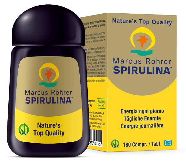 SPIRULINA MARCUS ROHRER 180 COMPRESSE - Pharmaleader