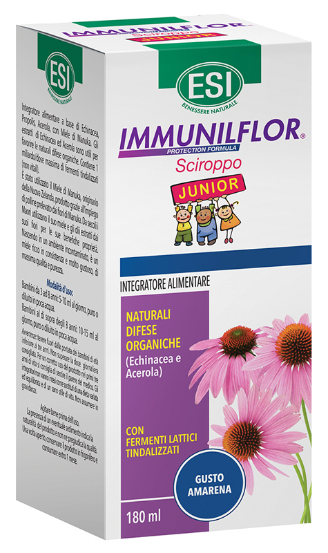 ESI IMMUNILFLOR SCIROPPO JUNIOR 180 ML - Pharmaleader