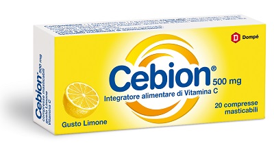 CEBION MASTICABILE LIMONE VITAMINA C 500 MG 20 COMPRESSE - Pharmaleader