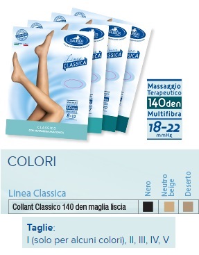 SAUBER COLLANT 140 DENARI MAGLIA LISCIA NEUTRO BEIGE 5 LINEA CLASSICA - Pharmaleader