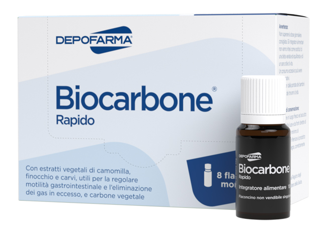 BIOCARBONE RAPIDO 8 FLACONCINI - Pharmaleader