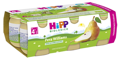 HIPP BIO OMOGENEIZZATO PERA WILLIAMS 6X80 G - Pharmaleader