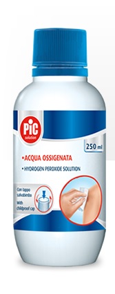 PIC SOLUTION ACQUA OSSIGENATA 10 VOLUMI PEROSSIDO DI IDROGENO 3% 250 ML - Pharmaleader