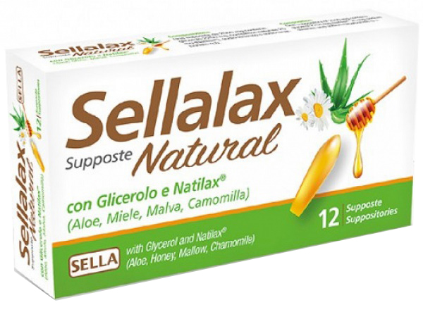 SELLALAX NATURAL MD 12 SUPPOSTE - Pharmaleader
