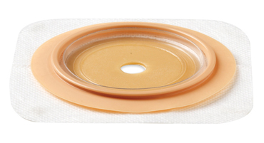 PLACCA NATURA+ PIANA RITAGLIABILE IN IDROCOLLOIDE STOMAHESIVE E CEROTTO POROSO FLANGIA 57 MM 5 PEZZI - Pharmaleader